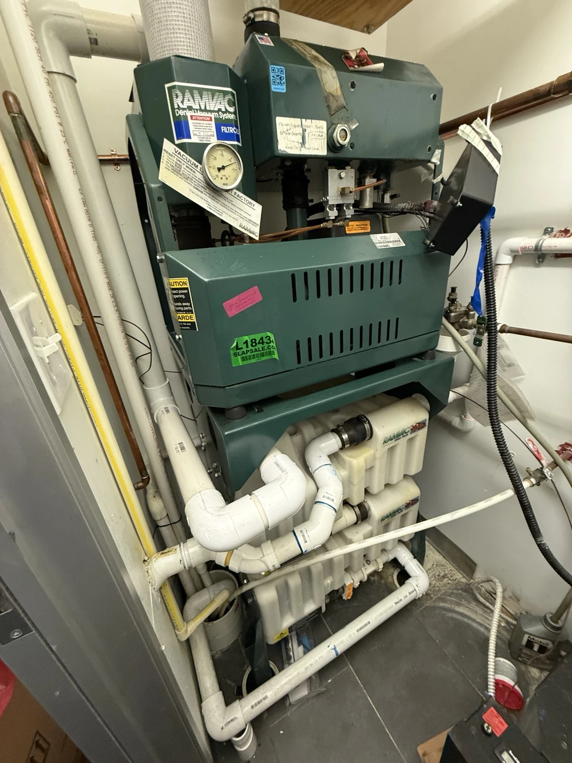 RAMVAC dental vacuum pump system